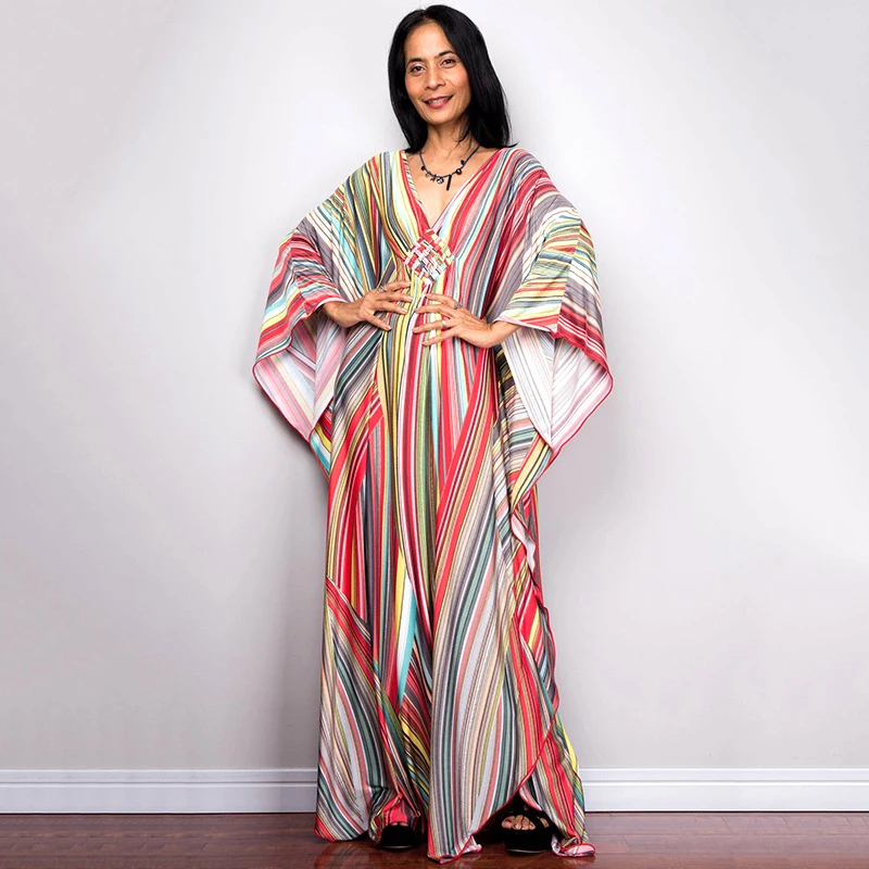 

2023 Feminina Beach Wear Cover-Ups Boho Summer Long Robe De Plage Kaftans Vestidos De Playa Cover Up Dress For Women