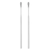 2PCS Stainless Steel Ear Pick Curette Earwax Remover Spiral Spring Earpick Ears Cleaner Practical Tools 28ED 1