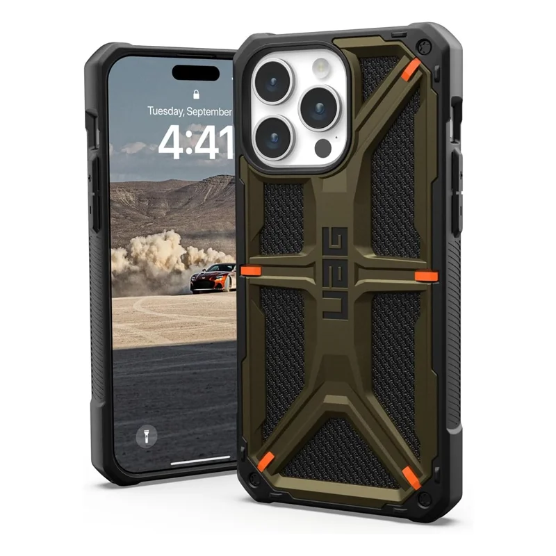 Originale Urban Armor Gear Uag Monarch Kevlar Custodia Robusta Robusta Coque Per Apple Iphone 15 Pro Max 15Plus Proteggi La Copertura Capa Funda