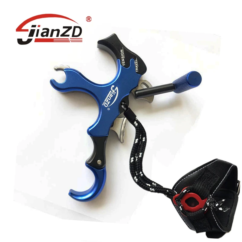 JIANZD Compound Bow Aid Releaser Thumb Release Aids Compound Bow Release Aid for Archery 3 or 4