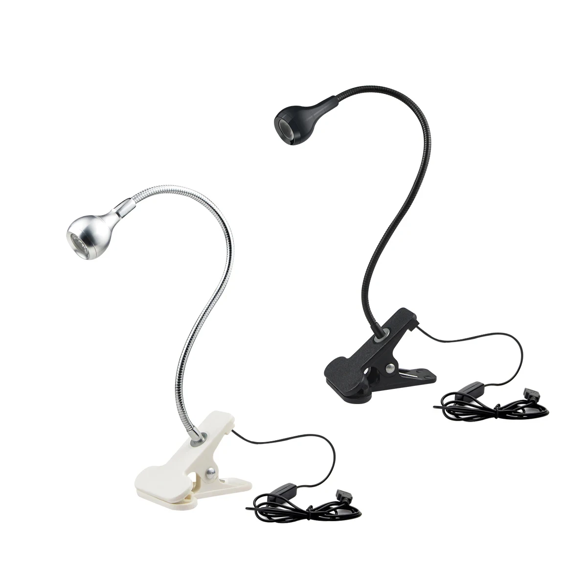 LED Light USB LED Reading Book Light Table Lamp Flexible Bedroom Bedside Desk Lamp With Clip