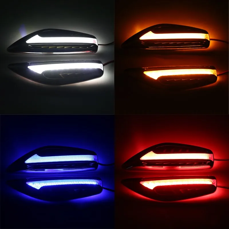 Urbanroad LED Turn Signal Lights For Car 12V Side Lights Marker Lamp Car Accessories Waterproof Side Blade Shape Light Bulbs