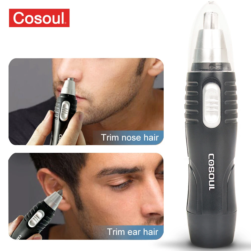 Electric Nose Hair Trimmer Mini Portable Ear Trimmer For Men Nose Hair  Shaver Waterproof Safe Cleaner Tool Razor Men - Electric Nose & Ear Trimmers  - AliExpress