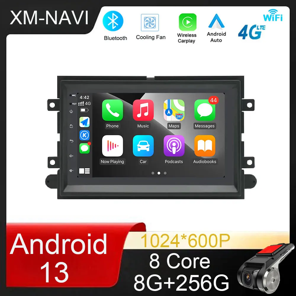 

7" Android 13 Navigation For Ford F150 F250 F350 Fusion Mustang Explorer Edge Focus Car Video Player Radio Auto Stereo CarPlay