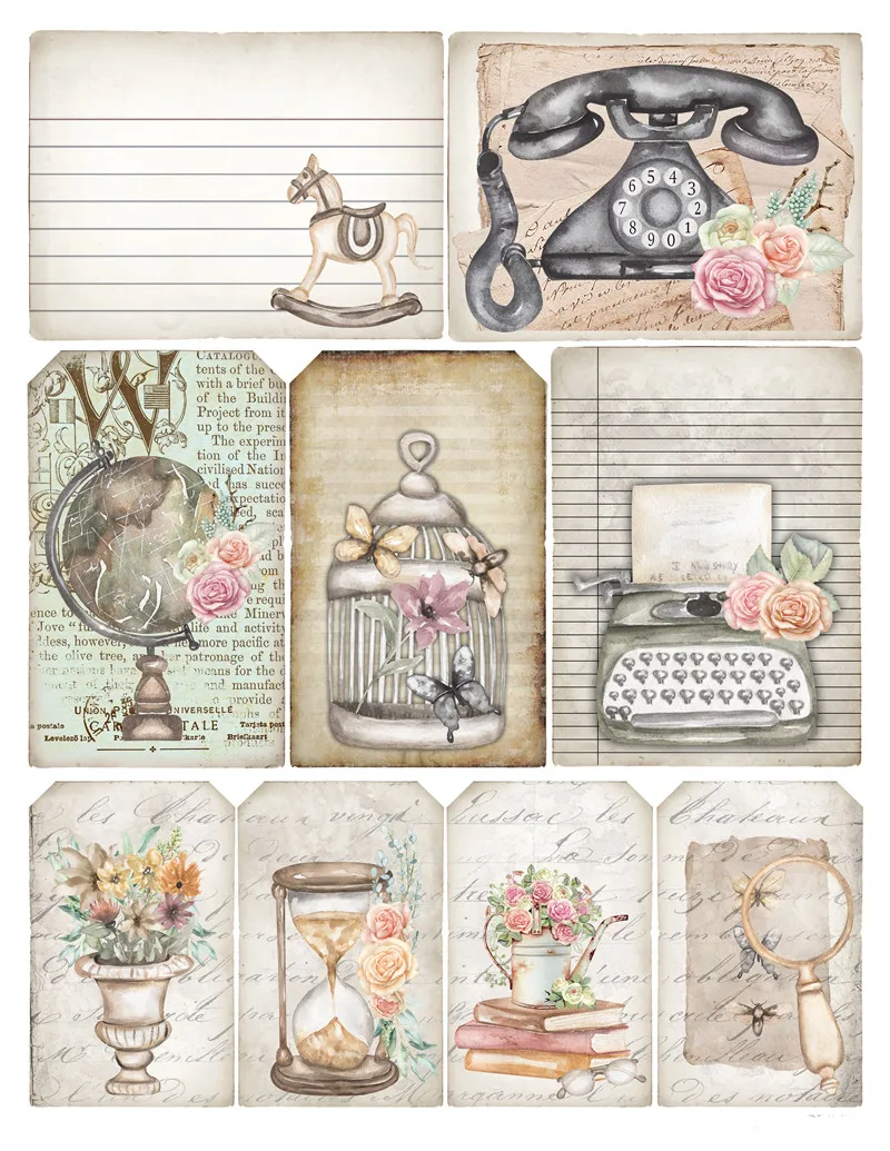 Whaline 30 Sheet Reading Book Journal Scrapbook Sticker Decals Memories  Decorative Stickers Junk Journals Set for Family Album Scrapbook  Embellishment