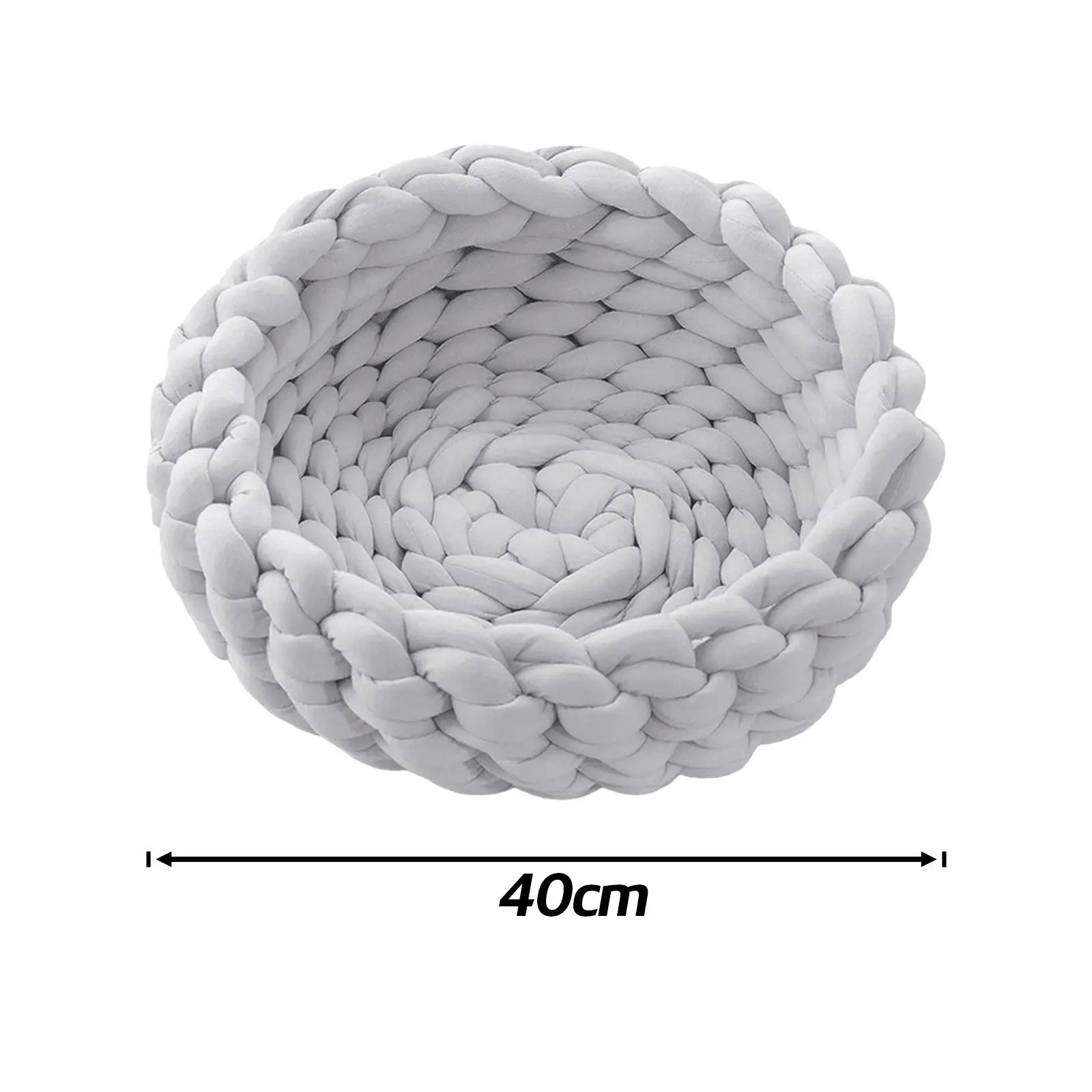Handwoven Cat Nest Bed Non Slip Durable Round Shape Portable All Seasons Kitten Calming Bed Soft for Pet Supplies Small Dog Handwoven Cat Nest Bed Non Slip Durable Round Shape Portable All Seasons Kitten Calming Bed Soft for Pet Supplies Small Dog