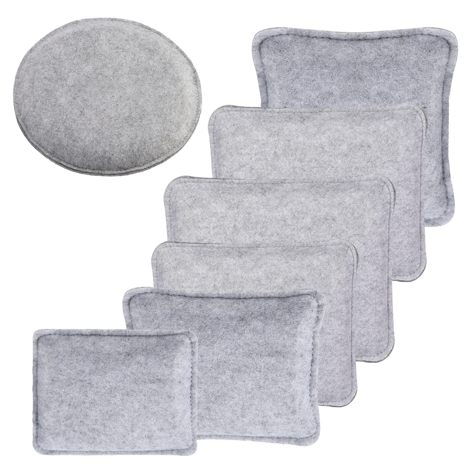 1PC Wool Felting Pad Needle Felting Poked Pad Wool Felt Workplace Wear-Resistant Mat Cushion DIY Handmade Craft Tool