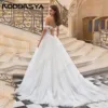 RODDRSYA Customized Sweetheart A Line Wedding Dresses For Women Lace Off Shoulder A Line Bride Bridal Gown Vestidos De Novias 2