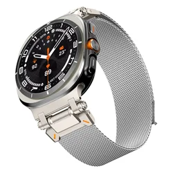 Explorer Milanese Magnetic Stainless Steel Loop Band Bracelet - Galaxy 7 Ultra 47mm (S only strap)