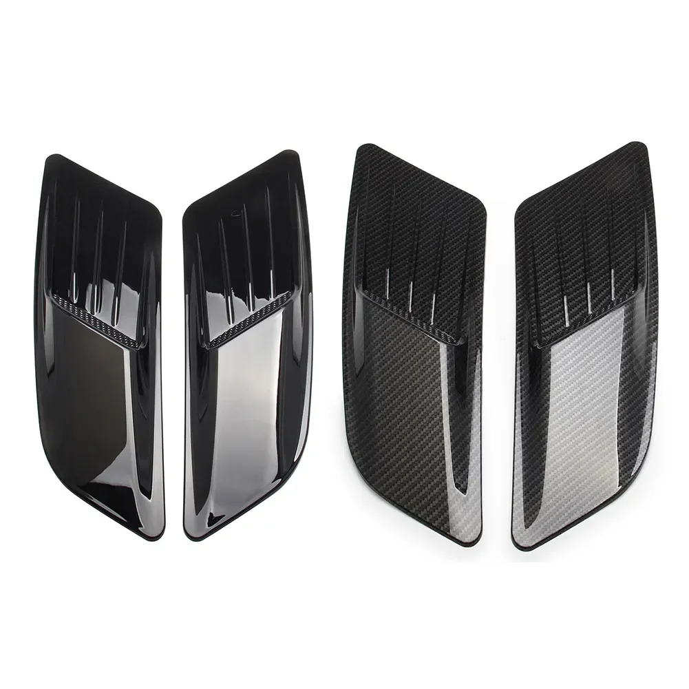 Copri Presa D'Aria Cofano Per Mustang 2015-2017 - 2 Pezzi In ABS Nero Lucido - Decorazione Auto Universale