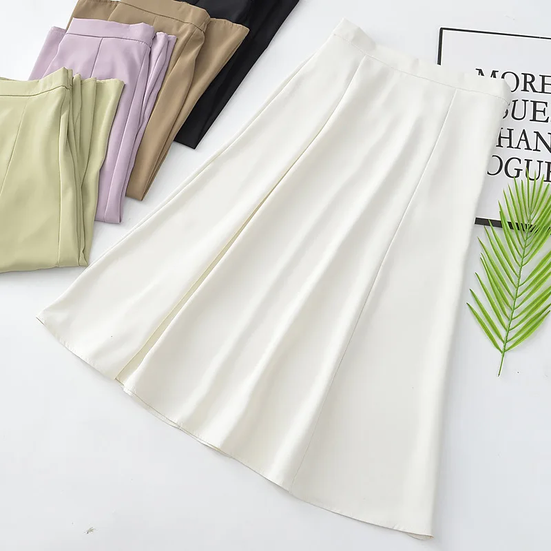 Plus Size Skirt Summer New Style Stylish 100KG Casual A-line Skirt Umbrella Skirt For Women 7368