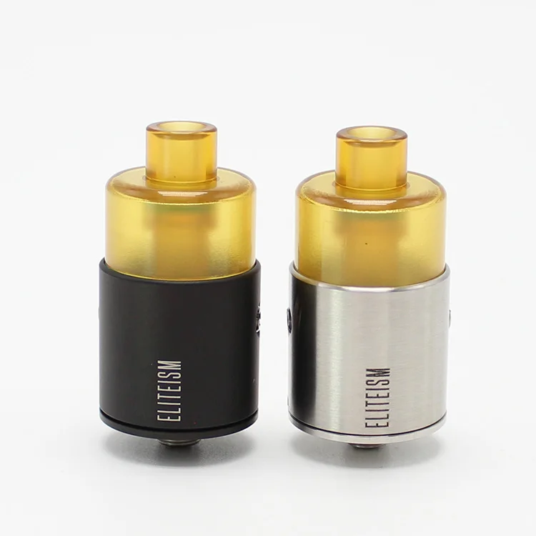 

Original Sxk style the ELITEISM RTA MTLDL Rta Airflow Atomizer 2.5ml Capacity Ultem tank with Ultem driptip Vape Atomizer