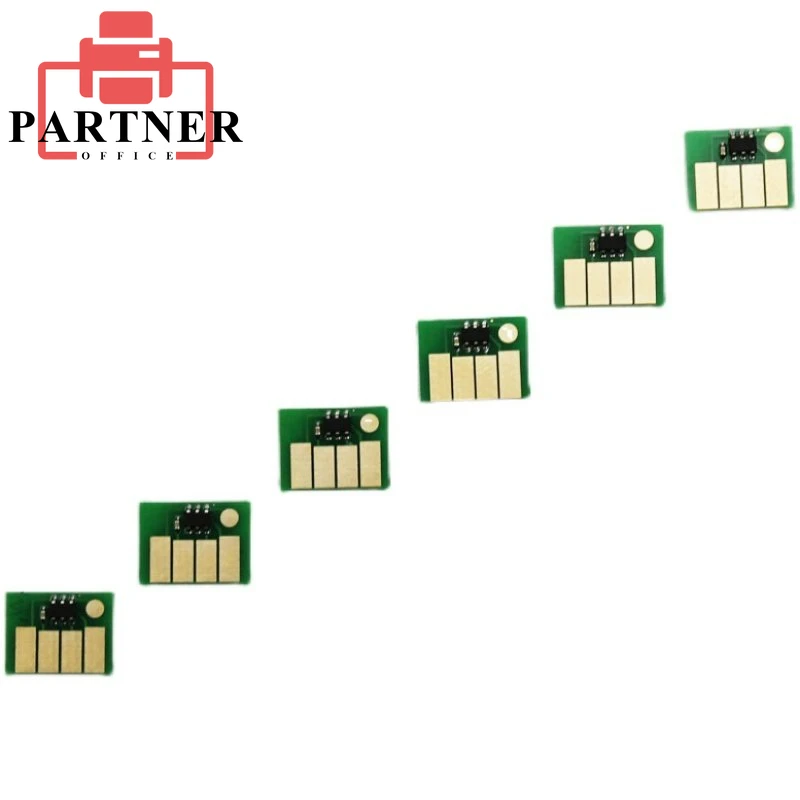 6Pc Hp72 Auto Risistemazione Del Circuito Integrato Della Cartuccia Per Hp 72 Per Hp Designjet T610 T620 T770 T790 T1100 T1120 T1200 T1300 T2300 Plott