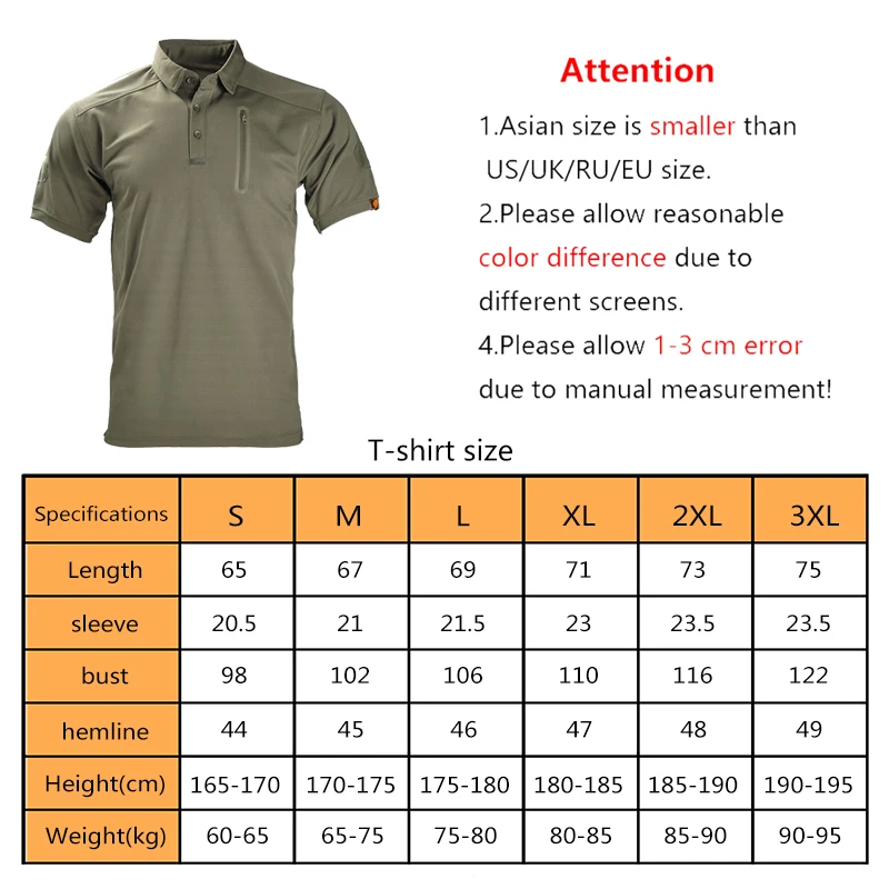 HAN WILD Men Polo Shirt Short Sleeves Sports Clothing Golf Tennis T-Shirt Man Tee Tactical Camouflage Quickly Drying T Shirts