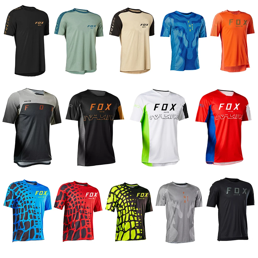 MenscyclingmaillotMTBDownhillJerseysBATfoxMountainBikeShirts