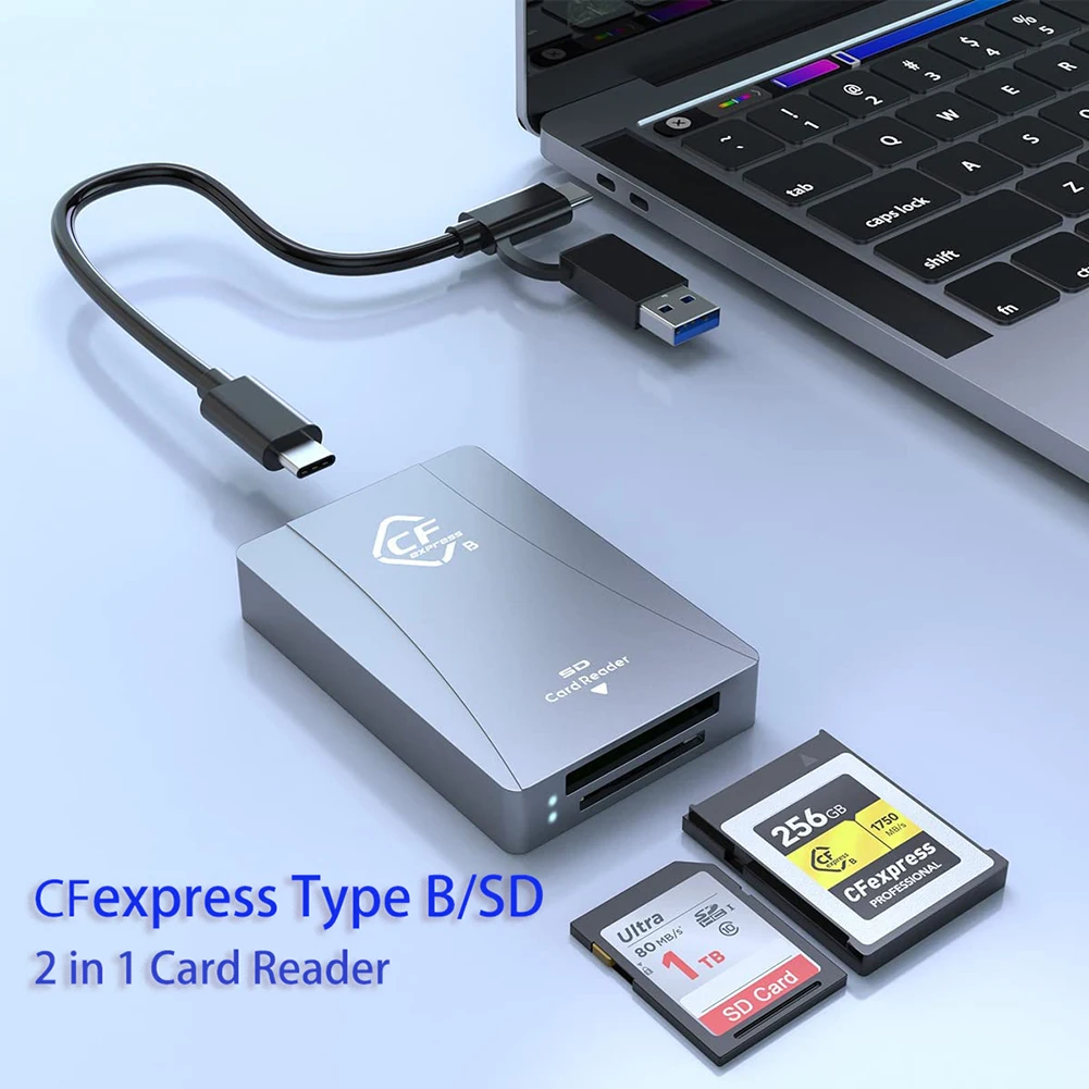 CFexpressTypeBSDCardReaderUSB31Gen210GbpsReaderAluminum