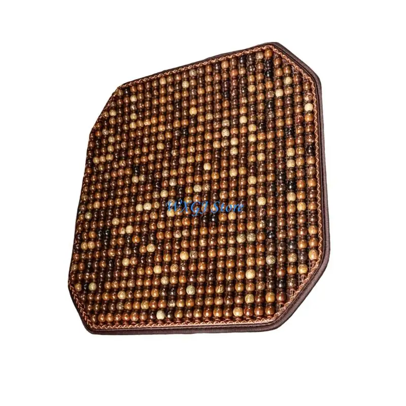 37JE 마사지 요추 통기성 냉각 자동차 좌석 쿠션 Jade Bodhi Beads는 트럭 운전사 및 편안함을 추구하는 사람들을위한 피로를 완화합니다.