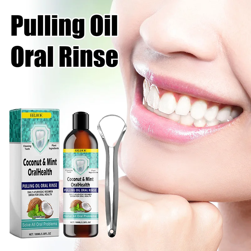 

Bad Breath Mouthwash Bad Breath Care Coconut Oil Teeth Cleaning Tool Tongue Scraper For Dormitory Home Travel Business Trip 2024