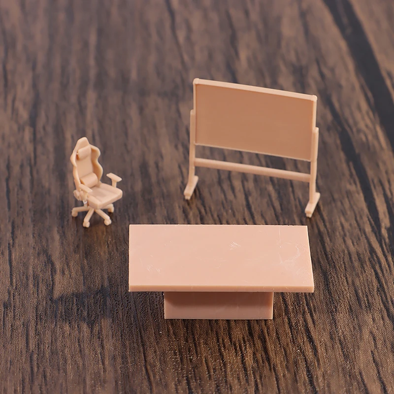 

Модель сиденья стола для встреч 1/64, Неокрашенная смола, инструменты для ремонта гаража, имитация офисной сцены, игрушки, Миниатюрные аксессуары Диона