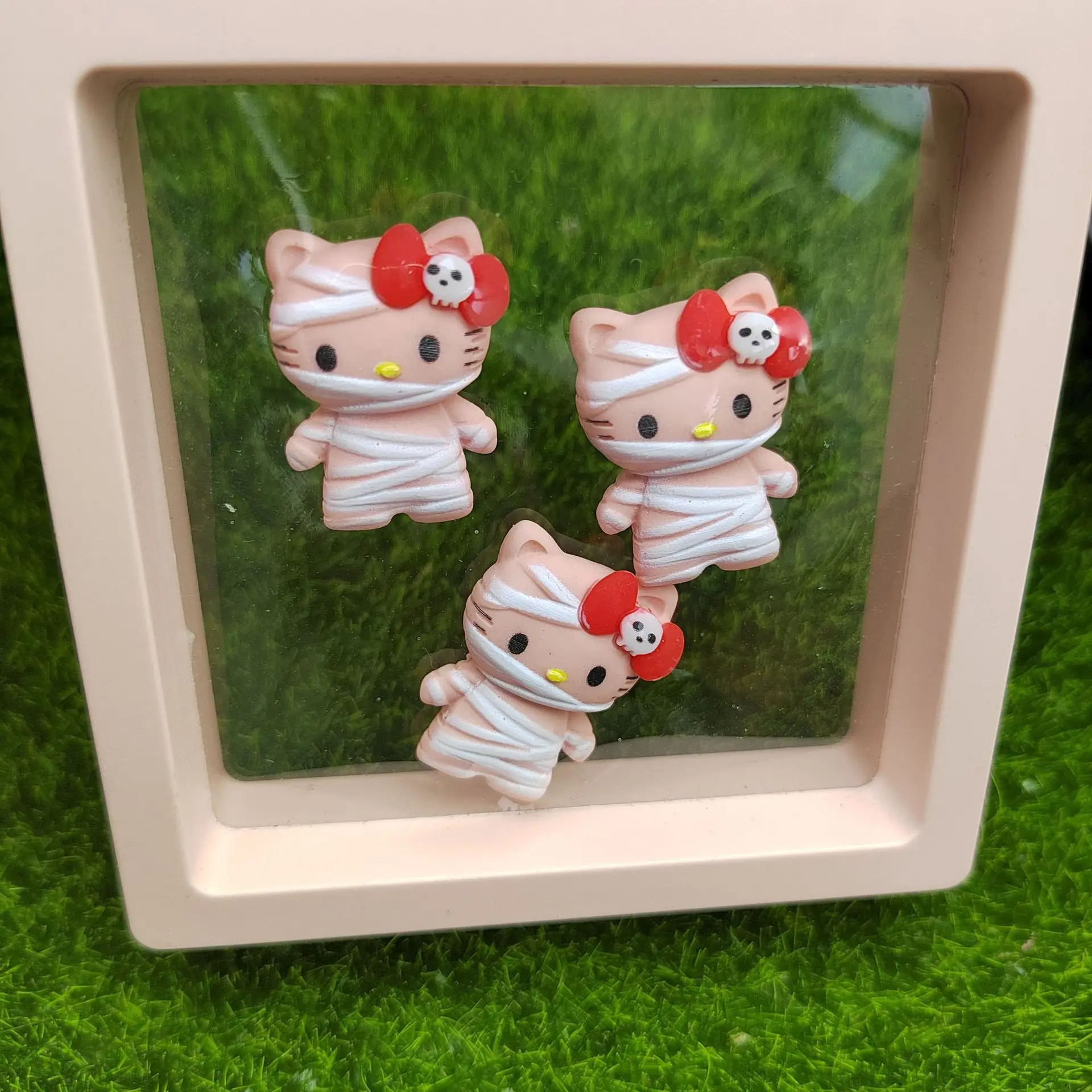 Hello Kitty Resin Patch Wood Is Cosplay Hair Card DIY Accessories Scrapbook Jewelry Craft Decorative Accessories self adhesive letter copper stickers diy number letter stickers decorative craft scrapbook stickers for arts cards box dropship