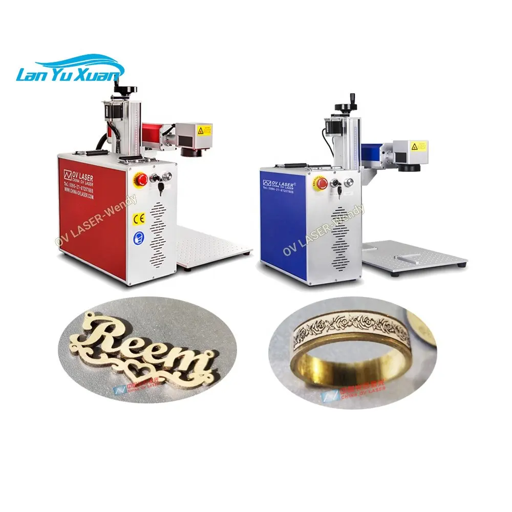 

OV Laser JPT Raycus 30w 50w 60w 100w Mopa Fiber Laser Marking Machine Engraving Jewelry Gold Silver Cutting Metal Laser Engraver