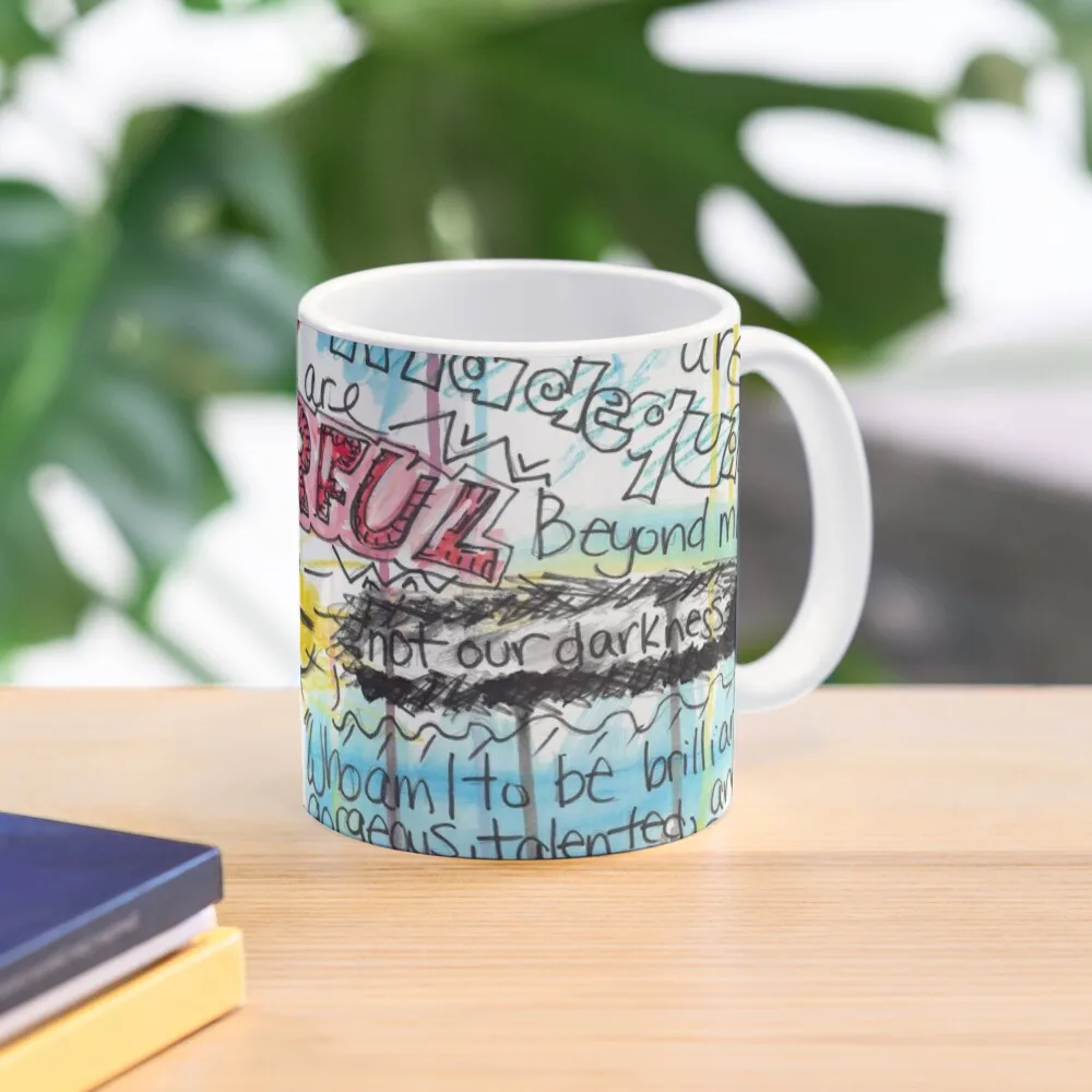 

Marianne Williamson Quote - "Our deepest fear is not that we are inadequate" Coffee Mug