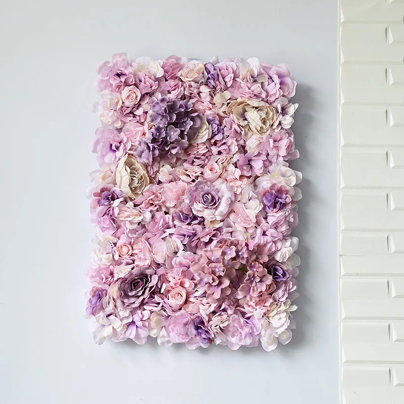 

60CM Artificial Autumn Colored Floral Wall Floral Arrangement Wedding Decoration Background Wall Shopping Mall Arch Silk Flower