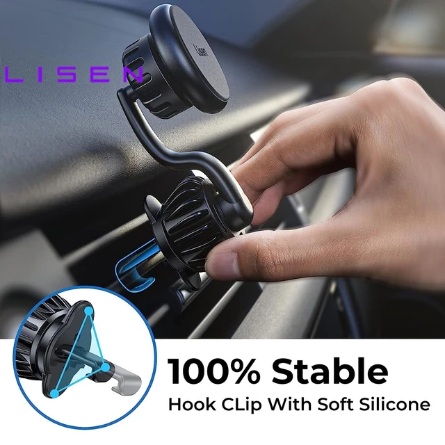 Lisen magnetischer Telefon halter für Auto halterung verbesserter Clip 360  ° ungehinderter Magnet Handy halterung Auto halterung für alle Telefone -  AliExpress