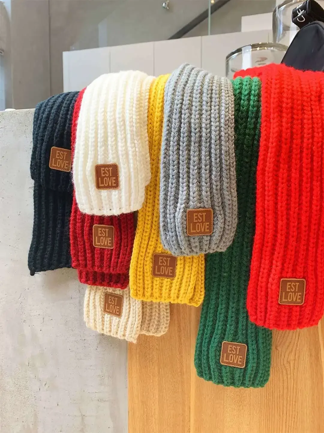 Kids scarf Kids Scarf Boys Girls Baby Winter Warm Scarf Women Knit Shawl Children Neck Collar Keep Warm Accessories