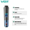 VGR 5 in 1 Mens Grooming Kit Professional Electric Shaver Beard and Nose Hair Trimmer Barber Hair Clipper Set V-108 5