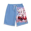 Cartoon Animation Shorts Male Student Hatsune Miku Peripheral Five-point Pants Thin Quick-drying Two-dimensional Beach Pants 1