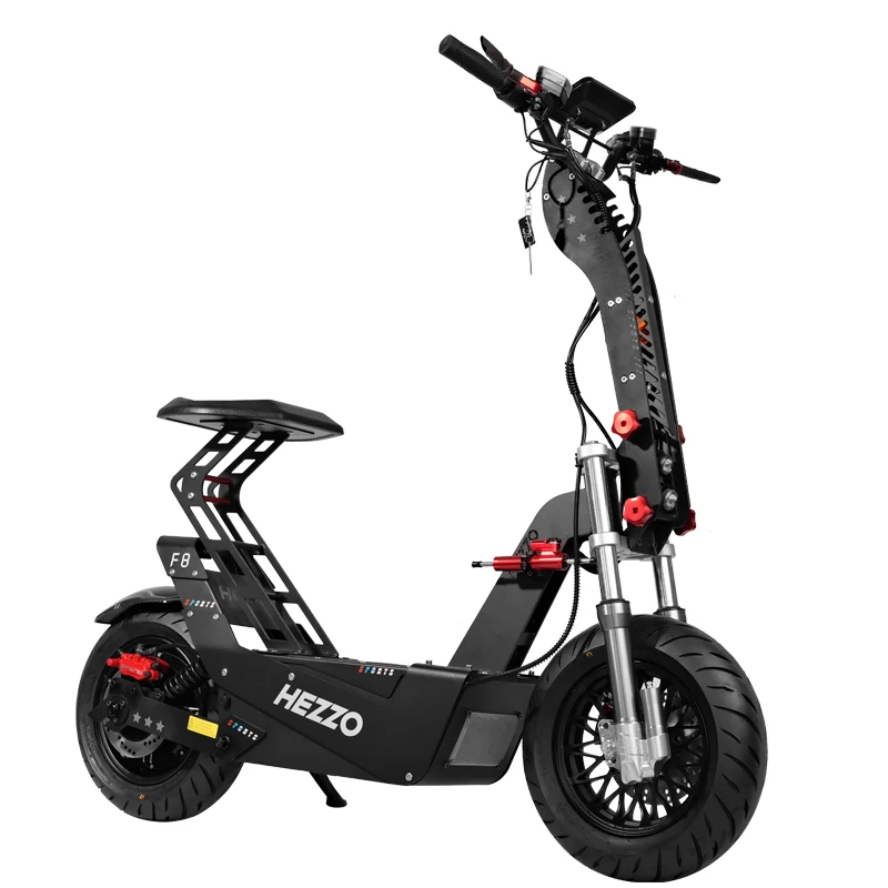 HEZZO F8 Electric Scooter 72V 10Kw 100Km/h 50Ah 150Km Long Range