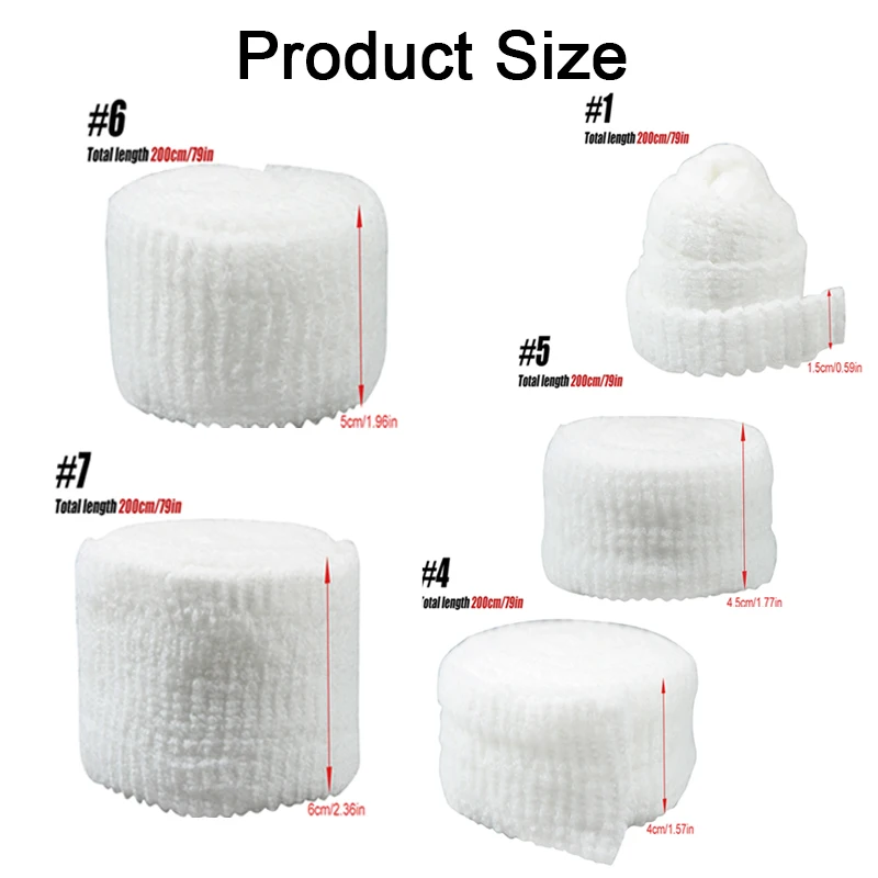 1 Roll Net Tubular Bandage Elastic Mesh Wound Dressing Tubing Gauze Bandage Fix Net Bandage Retainer Stretch Tube Bandages