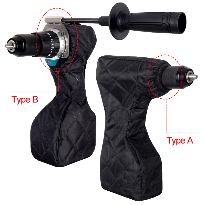 스크루드라이버 케이스, 얼음 나사 브러시리스 충전식 배터리 수축 팩 보호 및 서리 보호 커버