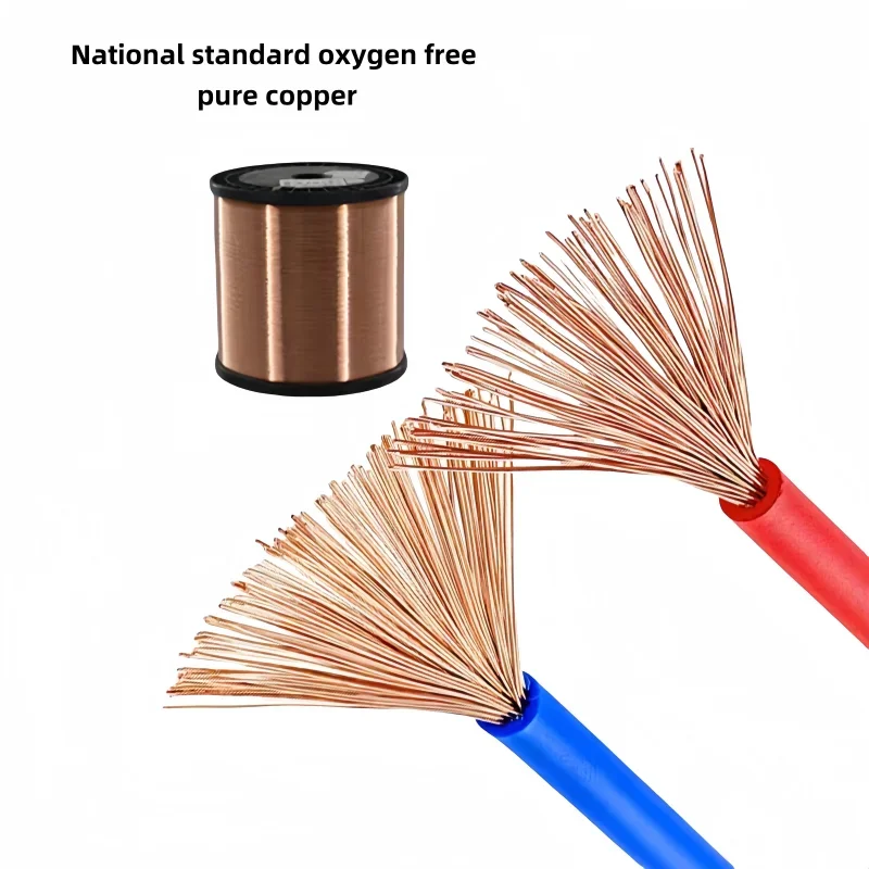 Electronic wire cable Single core PVC sheathed flexible wire RV0.3/0.5/0.75/1.0/1.5/2.5/4MM 22 20 13 11 9 5 3AWG signal extension cable