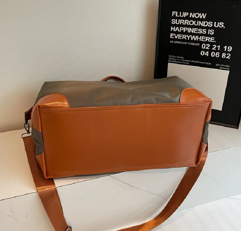 New Korean Fashion Large Capacity Travel Duffle Men Women's Waterproof Oxford Shoulder Bags Totes Business Sports_voghion.com