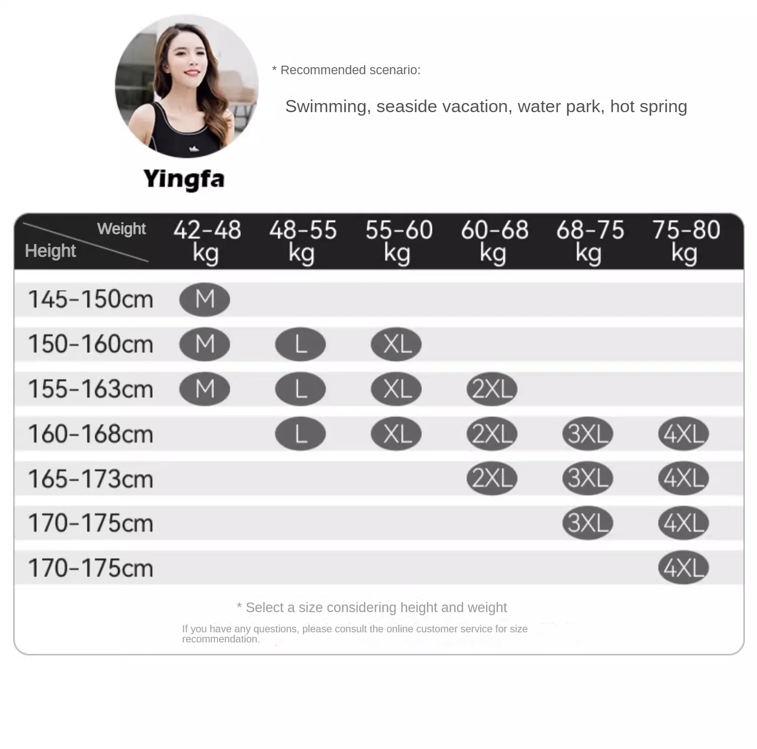 Yingfa Women Training Swimwear 4XL Female One Piece Swimsuit With Short Boxer Girls Belly covering and slimming Bathing Suit