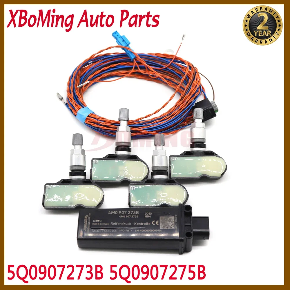 

5Q0907273B 5Q0907275B Tire Pressure Monitoring System TPMS Sensor For AUDI Q7 A5 SKODA BENTLEY PORSCHE McLAREN Volkswagen