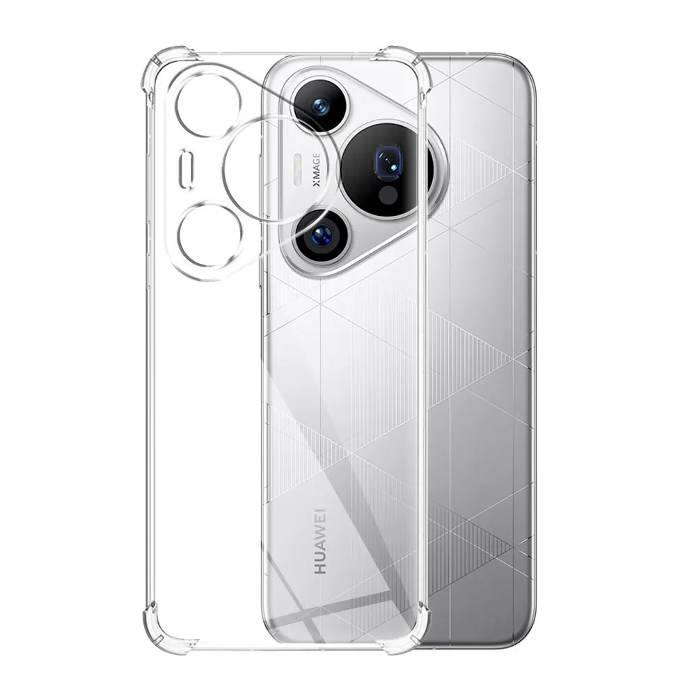Premium Silicone Soft Protection Case with Ultra Clear Shockproof Coating for Huawei Pura 70 Series