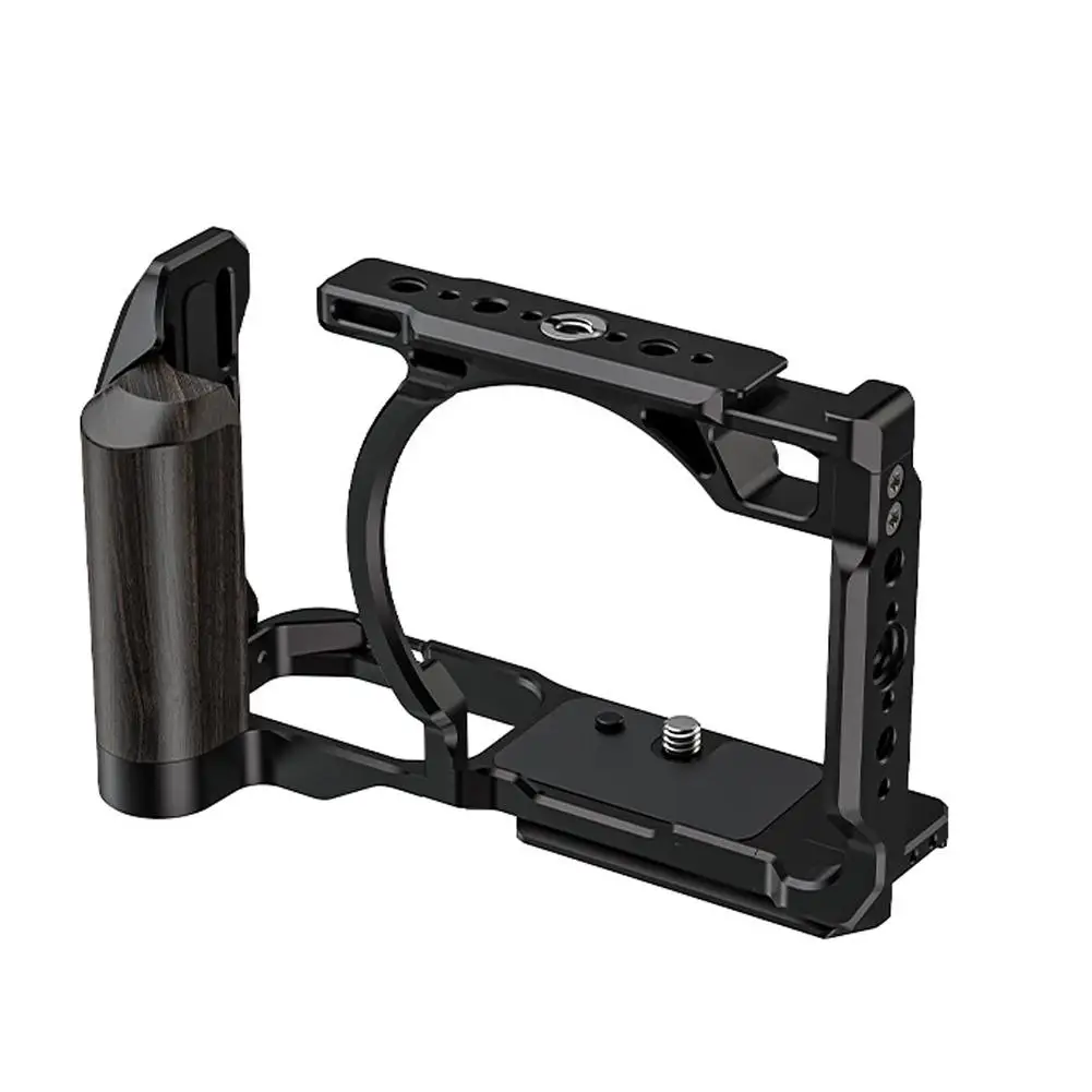 Für Nikon zr Aluminium legierung käfig kamera käfig Video Kamera Käfig Rig Quick Release Kamera Verlängerung rahmen – Detail 1