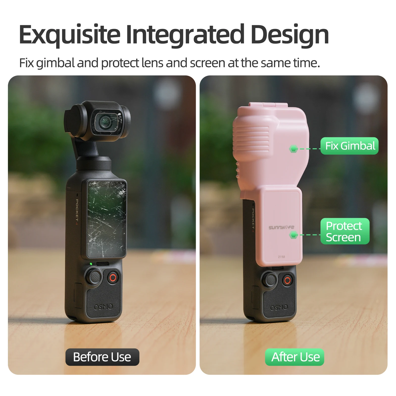 DJI Pocket 4 보호 커버 렌즈 스크린 보호기 액세서리