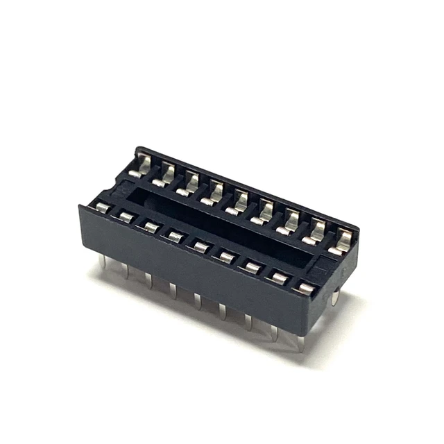 Socket Dip8 Stretta 100 Pezzi Prese DIP A 8 Pin Per Circuiti Integrati - Adattatore Per Saldatura, Modello DIP-8 8bitdo Xbox - Foto 3