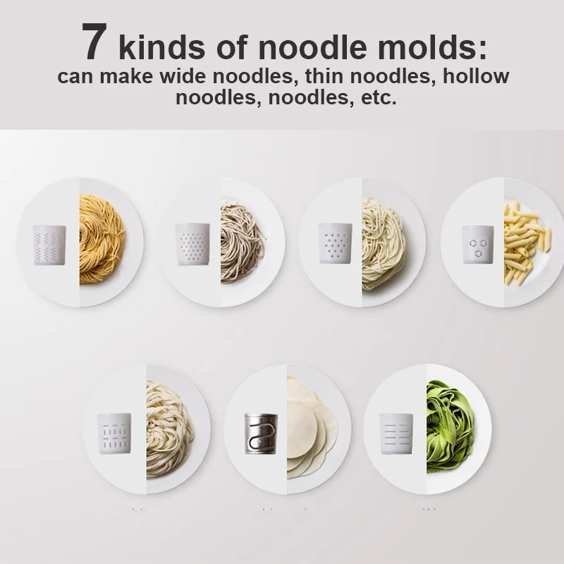 Joyoung Cute Noodles Maker M5-L82 Household Automatic Noodles Pasta Machine With 7 Molds BPA Free Kitchen Appliances For Home