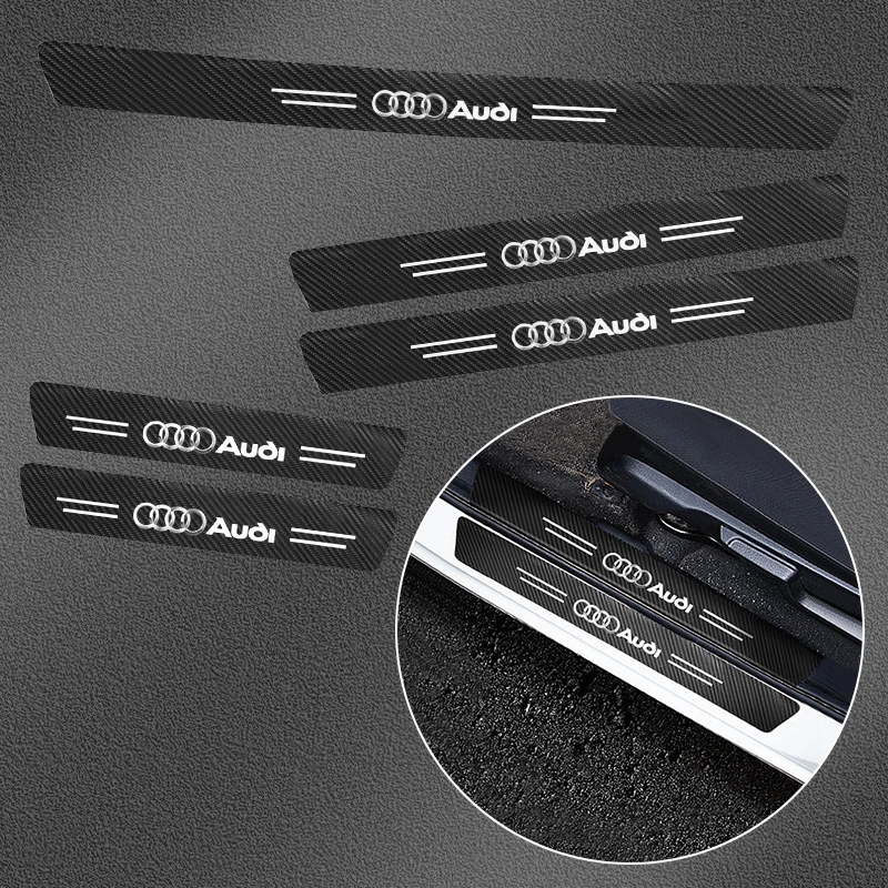 Universal Car Door and Trunk Threshold Protector Sticker - Durable Bumper Guard and Scratch Shield