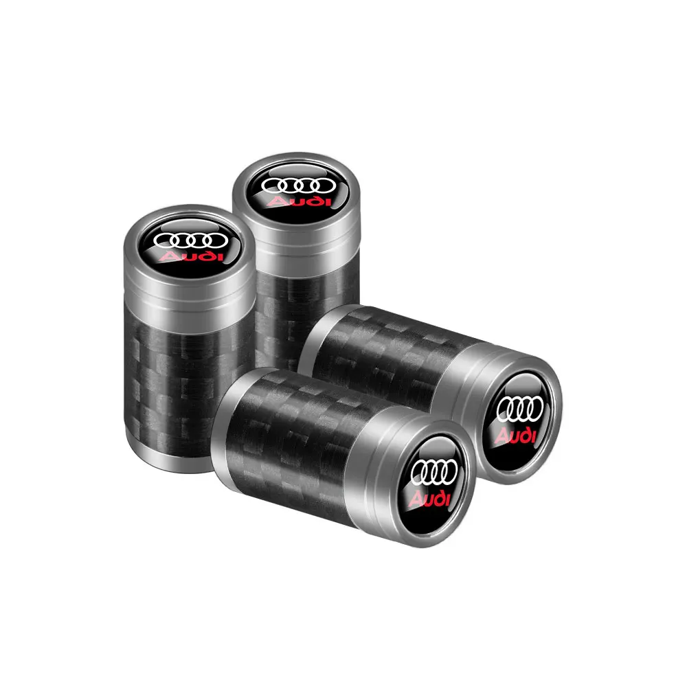 Enhanced Car Tire Valve Cover Set - Pack of 4 Luxury Design Wheel Air Stem Caps