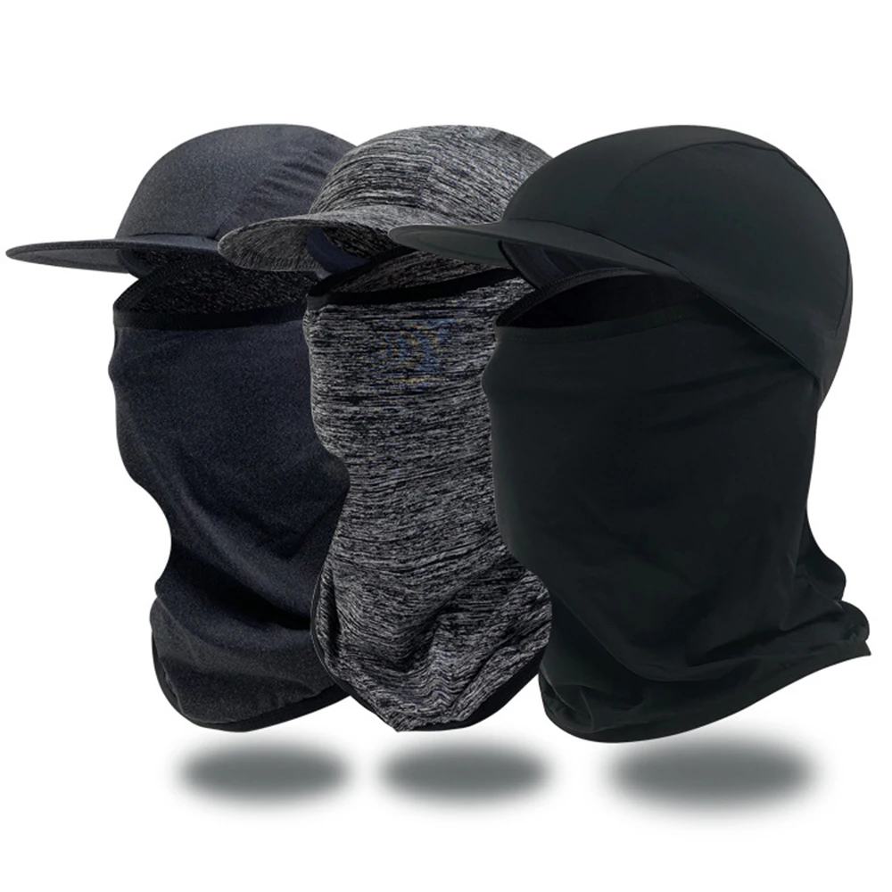 

Женская шляпа, солнцезащитный чехол для лица, головной убор из ледяного шелка, солнцезащитный козырек, головной убор, Мужская велосипедная дышащая Солнцезащитная маска для лица, шейный чехол