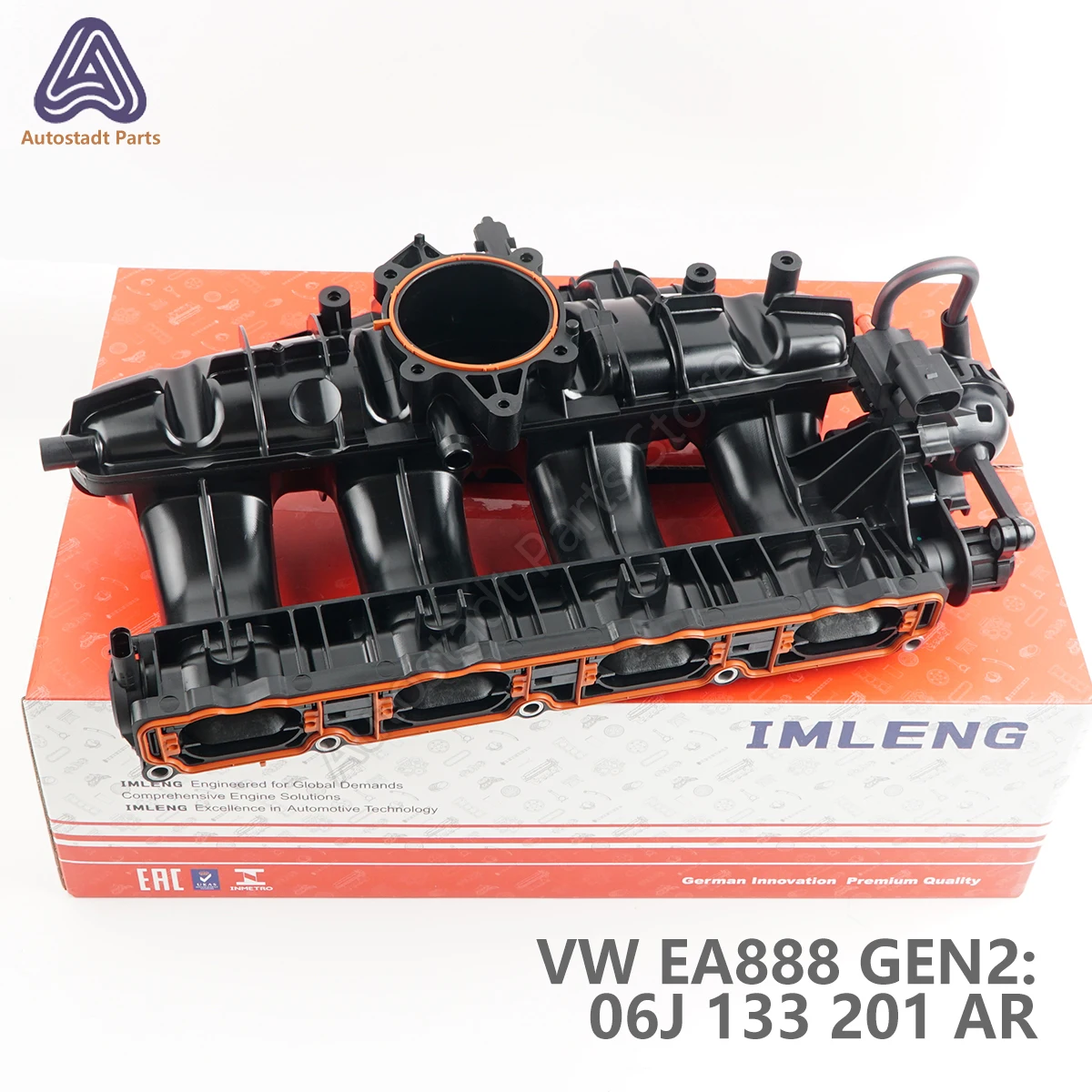 06J133201BH Engine Intake Manifold For Audi A3 Q3 For VW Beetle Eos Jetta Golf Passat B6 1.8T/2.0TSI 06J 133 201 BD