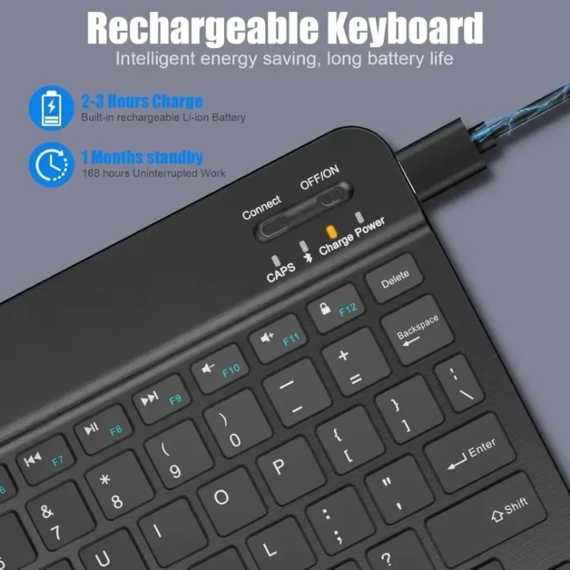 Bluetooth Wireless Mini Keyboard For Laptop Tablet Phone