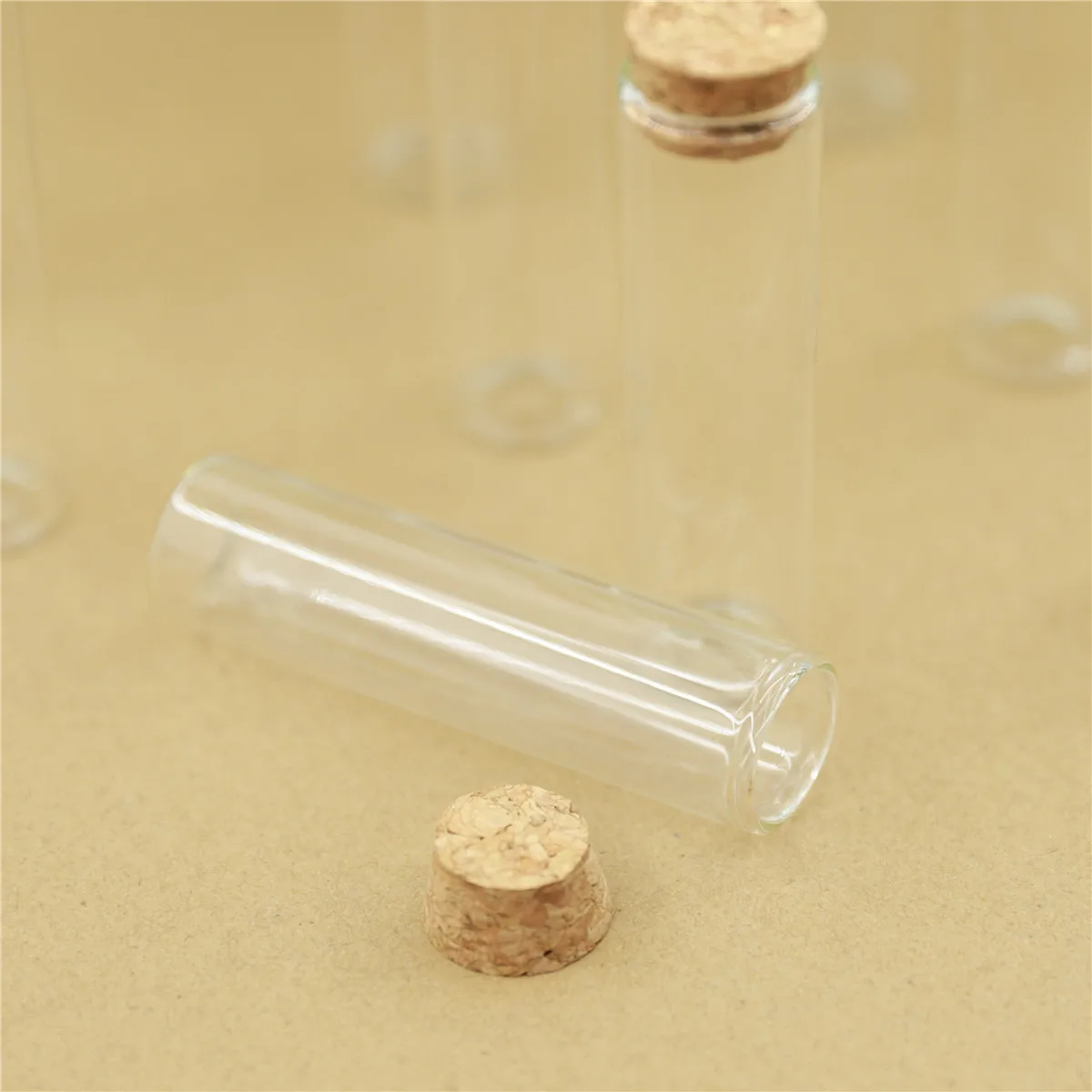 40 Pcs/lot Diameter 25mm Dragees Glass Bottle Little Glass Jars Test Tube Empty Container DIY Crafts Candy Bottle Wedding Gift 3