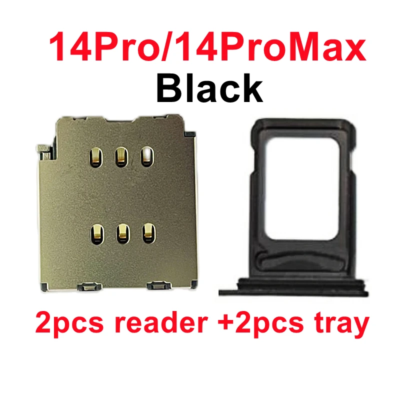 Dual Sim Card Reader Flex Cable with Nano Connector Holder Adapter